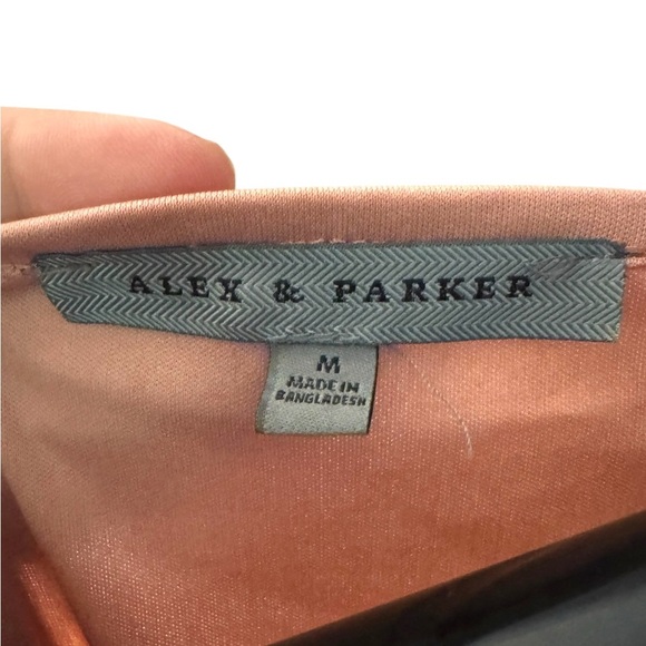 Alex & Parker Pink Ruffled Flutter Sleeve Blouse - Picture 3 of 3